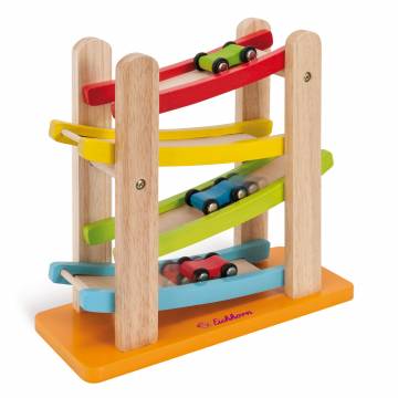 Eichhorn Wooden Car Track with 3 Cars