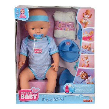 New Born Baby Babypflegeset Junge