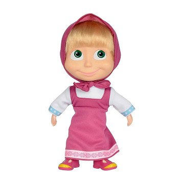 Kuschelpuppe Masha en de Beer , 23 cm
