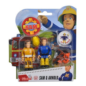 Fireman Sam Action Figures - Sam and Arnold