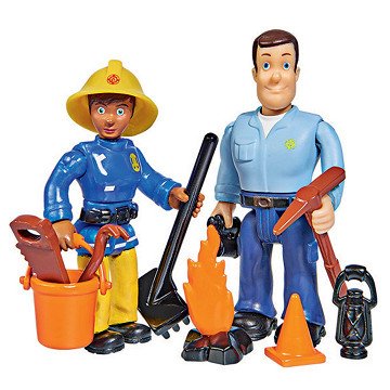 Fireman Sam Toy Figures - Sam and Ellie