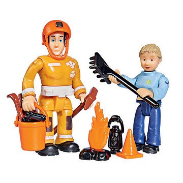 Fireman Sam Action Figures - Penny and Elvis