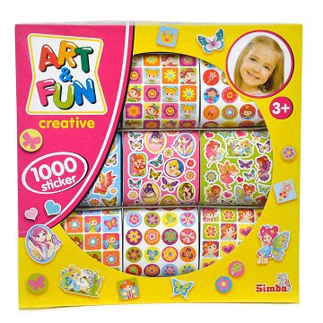 Art & Fun Sticker Set, 1000 pcs.