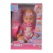 New Born Baby Doll with Accessories, 4pcs.