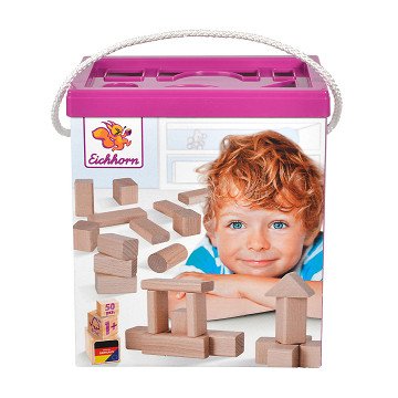 Eichhorn Wooden Blocks, 50pcs.