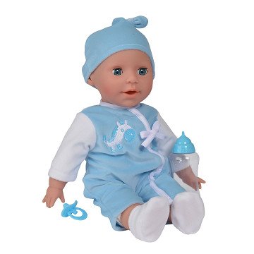 Baby-Laura-Puppenjunge mit Zubehör, 38 cm