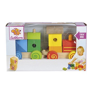 Eichhorn Wooden Train, 11pcs.