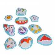 ABC Magical Bath Toys Sea Creatures, 10 pcs.