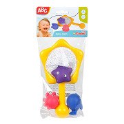 ABC Bath Animals with Net, 4 pcs.