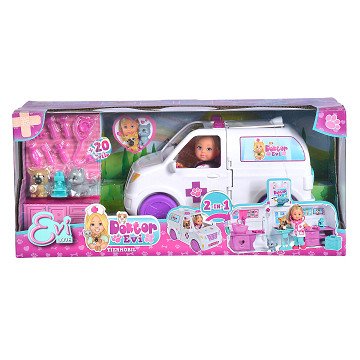 Evi Love Doctor Animal Ambulance, 2-in-1