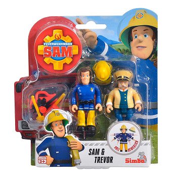 Fireman Sam Action Figures - Sam & Trevor