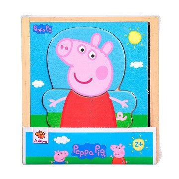 Eichhorn Peppa Pig Wooden Dress Up Puzzle