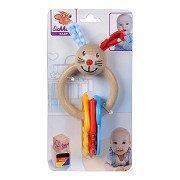 Eichhorn Baby Wooden Teething Ring Rabbit