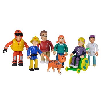 Feuerwehrmann Sam spielt Figur im Ei