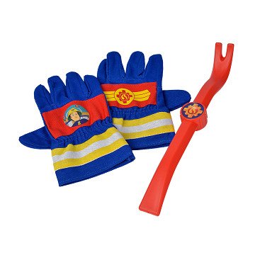 Fireman Sam Gloves and Crowbar