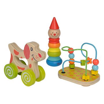 Eichhorn Holz-Lernset, 3-tlg.
