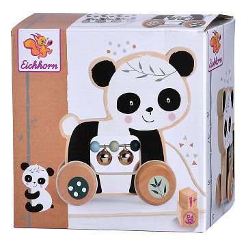 Eichhorn Wooden Pull Animal Panda