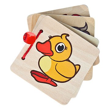 Eichhorn Wooden Booklet Farm Animals