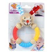 Eichhorn Baby Teething Ring Rabbit Made of Wood
