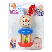 Eichhorn Baby Holzrassel Hase