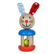 Eichhorn Baby Wooden Rattle Rabbit