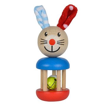 Eichhorn Baby Wooden Rattle Rabbit