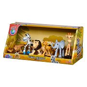 Funny Animals - Safari, 6pcs.