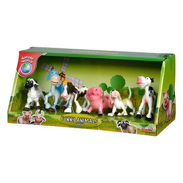 Funny Animals - Farm, 6 pcs.