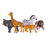 Wild Animals Toy Figures, 5pcs.