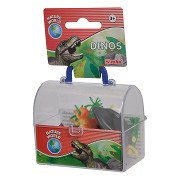 Dinosaurs in Treasure Chest, 6 pcs.