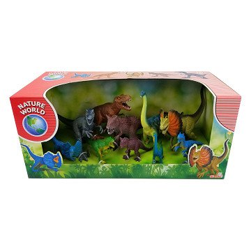 Dino Play Figures, 10 pcs.