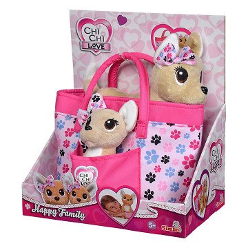 Chi Chi Love Happy Family Kuschelhund in der Tasche