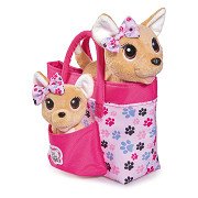 Chi Chi Love Happy Family Stuffed Dog in Bag