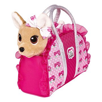 Chi Chi Love Rose Fashion Stoffhund in Tasche