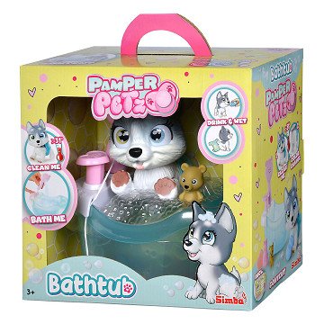 Pamper Petz Dog in Bath Toy Figure