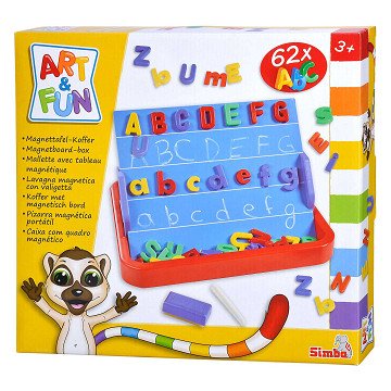 Art & Fun ABC Magnetic Board in Suitcase