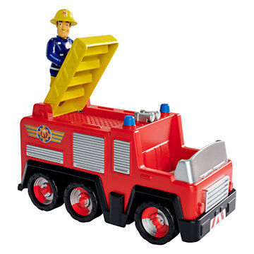 Fireman Sam Jupiter Fire Truck with Sam Figure