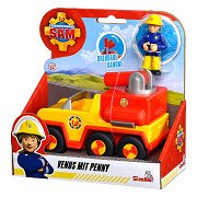 Fireman Sam Venus Fire Truck with Jenny Figure