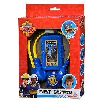 Fireman Sam Police Headset and Smartphone