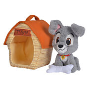 Disney Cuddly Toy Plush Tramp with Doghouse