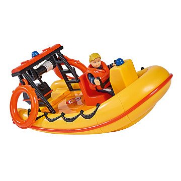 Fireman Sam Neptune Rescue Boat with Figure