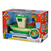 Fireman Sam Charlie's Fishing Boat with Figure