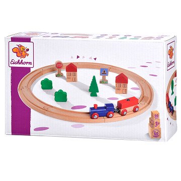 Eichhorn Train Track Playset, 20pcs.