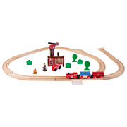 Eichhorn Train Track with Bridge Playset, 33 pieces.