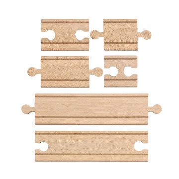 Eichhorn Train Tracks Tracks Expansion Set, 6 pcs.