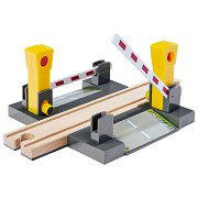 Eichhorn Bahngleise Bahnübergang mit Schranken, 3-tlg.