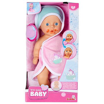 New Born Baby Bath Doll Needs a Bath
