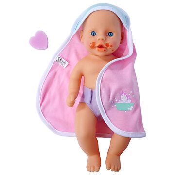 New Born Baby Bath Doll Needs a Bath