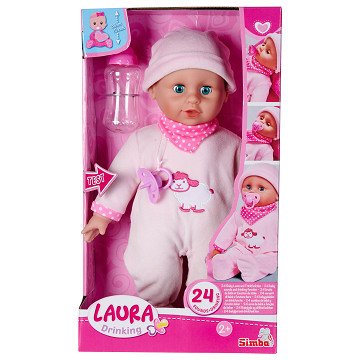 Laura Baby Doll Bottle Feeding