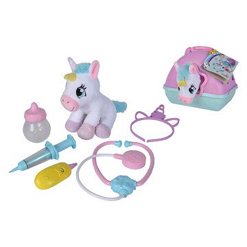 Tierarzt-Spielset mit Einhorn- Plüschtier